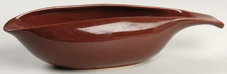 American Modern Brown Gravy Boat by Steubenville-1