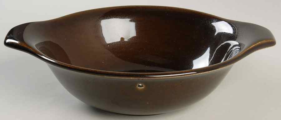 American Modern Brown 9" Round Baker by Steubenville-1