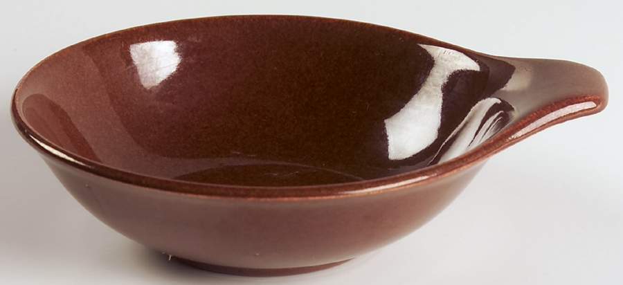 American Modern Brown Lugged Fruit/Dessert (Sauce) Bowl by Steubenville-1