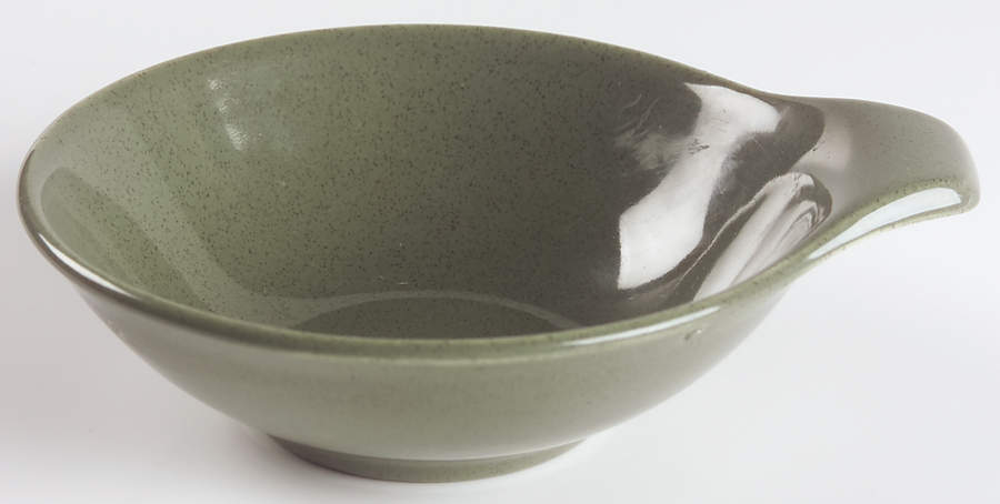 American Modern Cedar Green Lugged Soup Bowl by Steubenville-1