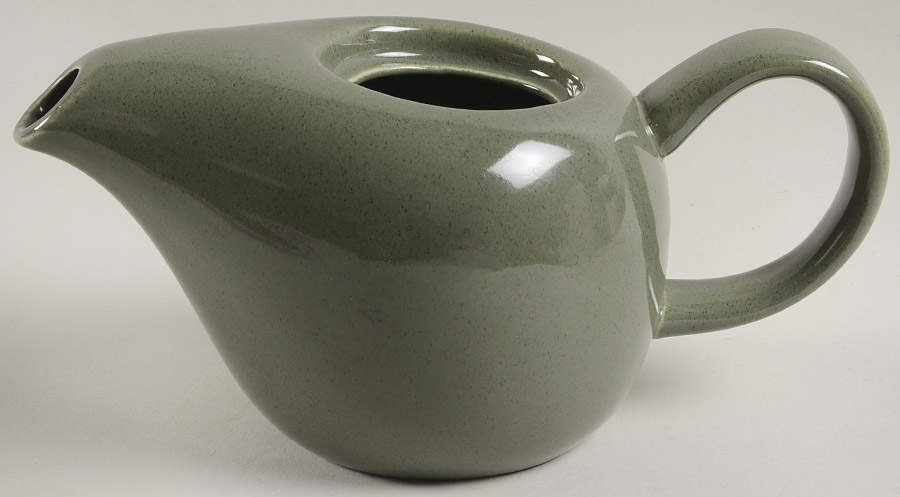 American Modern Cedar Green Mini Coffee Pot No Lid by Steubenville-1
