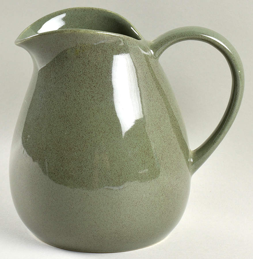American Modern Cedar Green Pitcher No Lid by Steubenville-1
