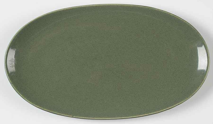 American Modern Cedar Green Relish/Gravy Underplate by Steubenville-1