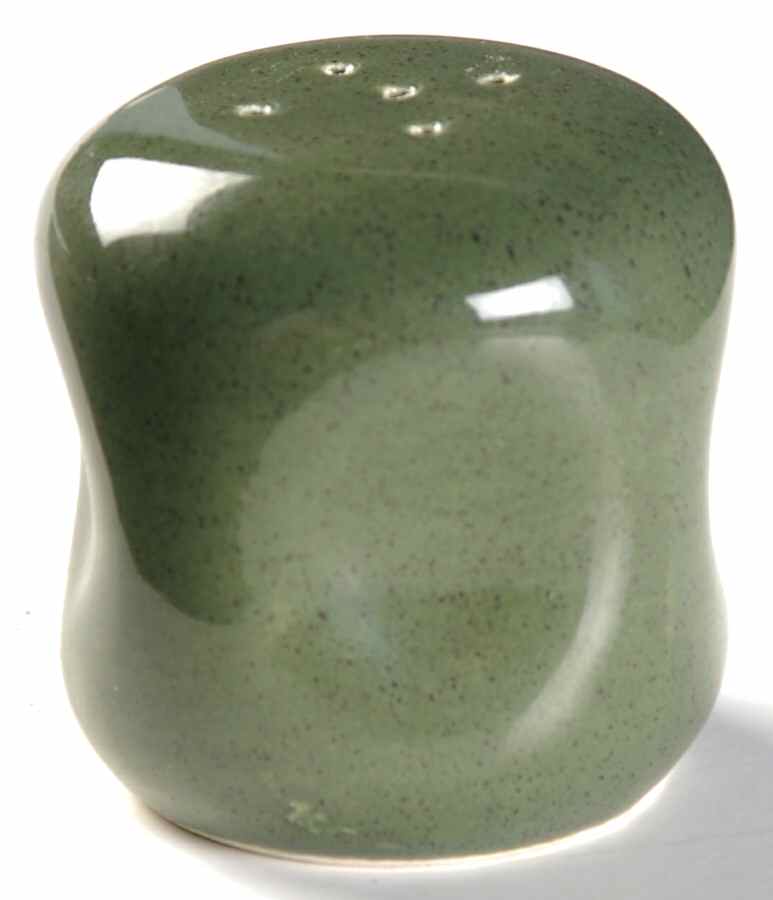 American Modern Cedar Green Salt Shaker by Steubenville-1