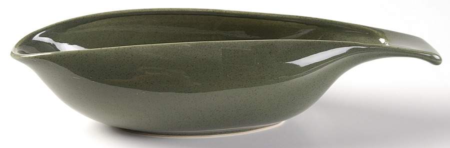 American Modern Cedar Green Gravy Boat by Steubenville-1