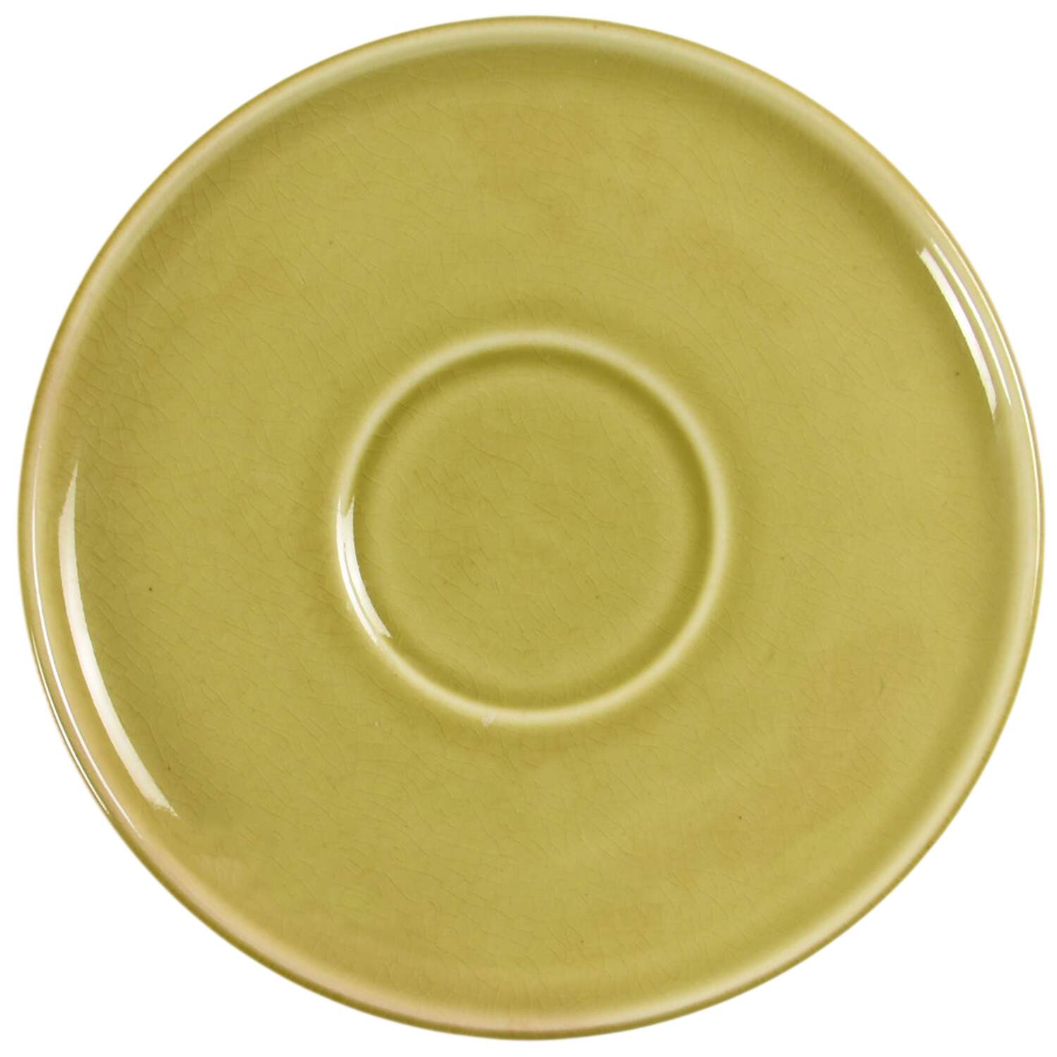 American Modern Chartreuse Saucer by Steubenville-1