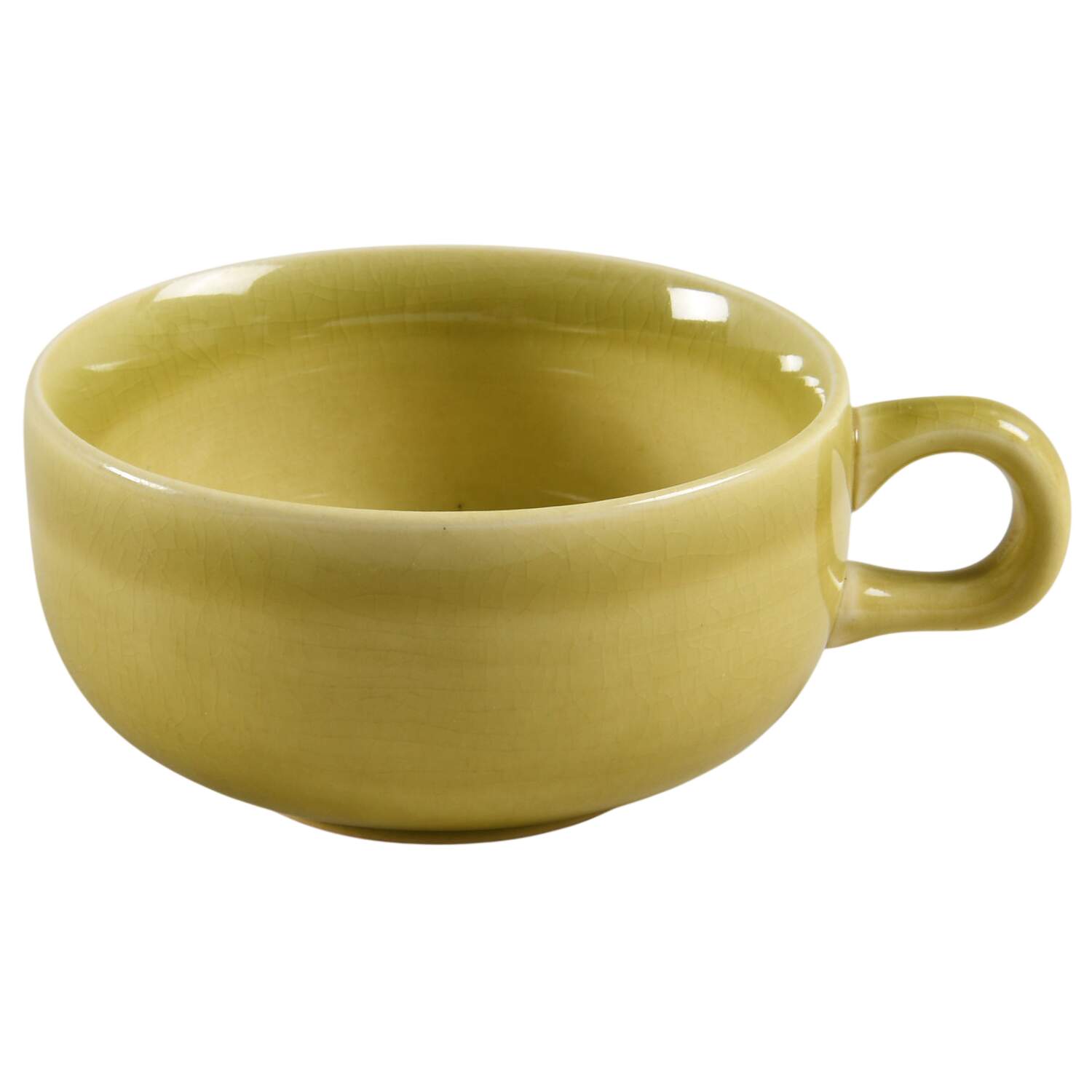 American Modern Chartreuse Flat Cup by Steubenville-1