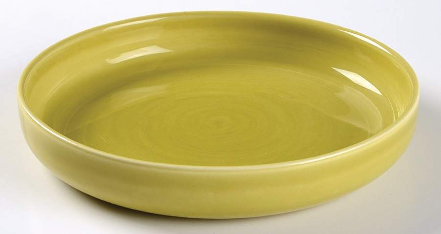 American Modern Chartreuse Child's Plate by Steubenville-1