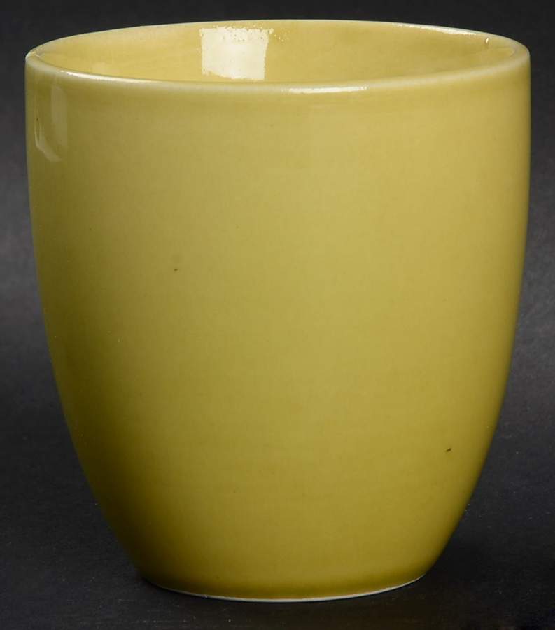American Modern Chartreuse Tall China Tumbler by Steubenville-1