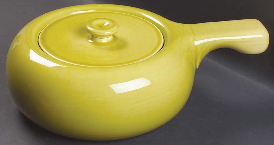 American Modern Chartreuse 2 Qt Round Covered Casserole by Steubenville-1