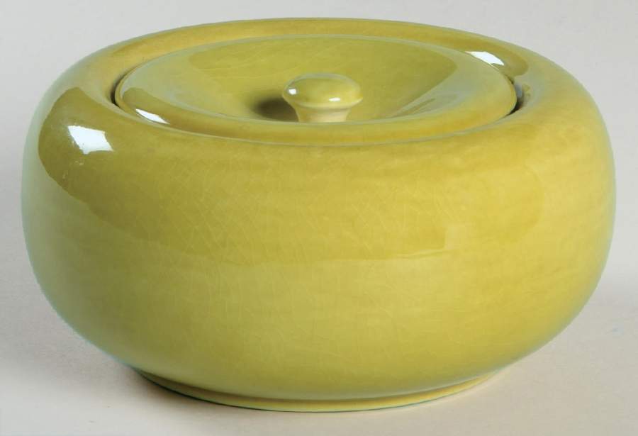 American Modern Chartreuse Ice Box Jar & Lid by Steubenville-1