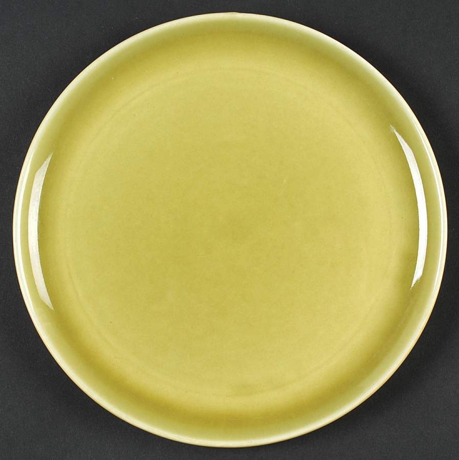 American Modern Chartreuse Salad Plate by Steubenville-1
