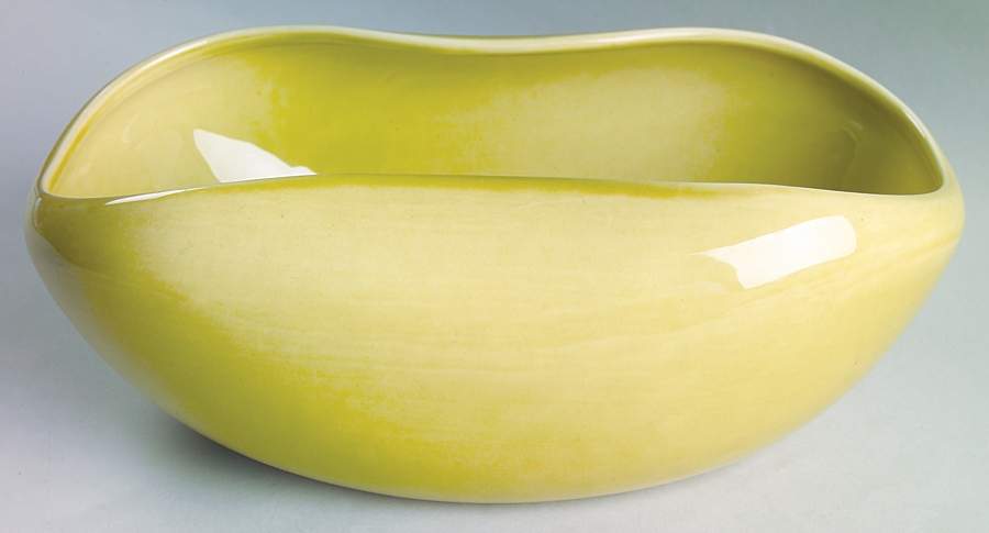American Modern Chartreuse 11" Large Salad Serving Bowl by Steubenville-1
