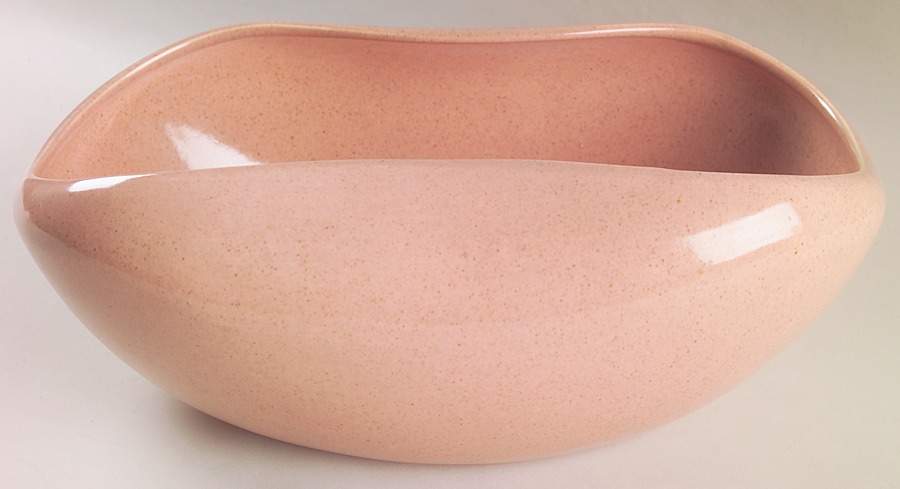 American Modern Coral 11" Large Salad Serving Bowl by Steubenville-1