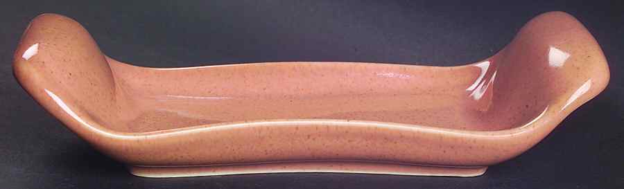American Modern Coral 1/4 Lb Butter No Lid by Steubenville-1