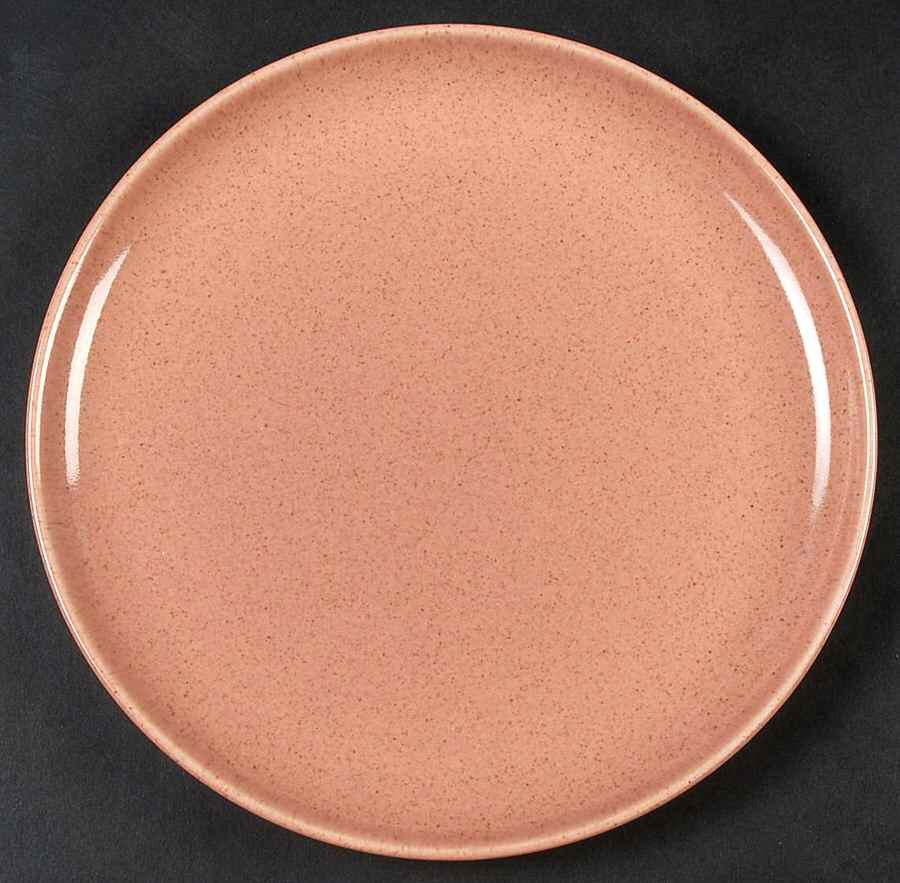 American Modern Coral Salad Plate by Steubenville-1