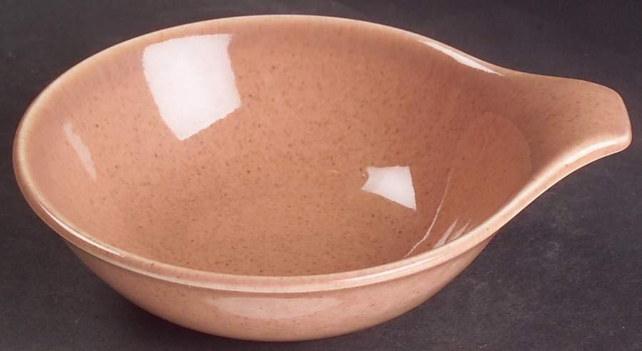 American Modern Coral Lugged Fruit/Dessert (Sauce) Bowl by Steubenville-1