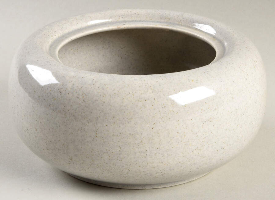 American Modern Granite Gray Ice Box Jar No Lid by Steubenville-1