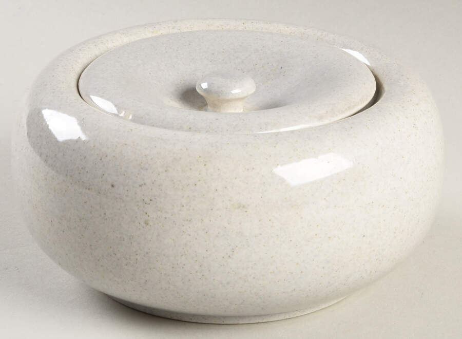American Modern Granite Gray Ice Box Jar & Lid by Steubenville-1