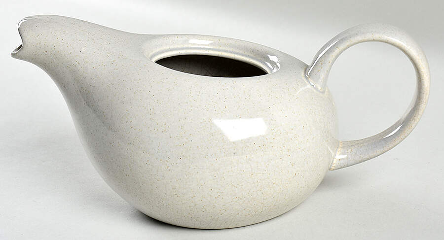 American Modern Granite Gray Teapot No Lid by Steubenville-1