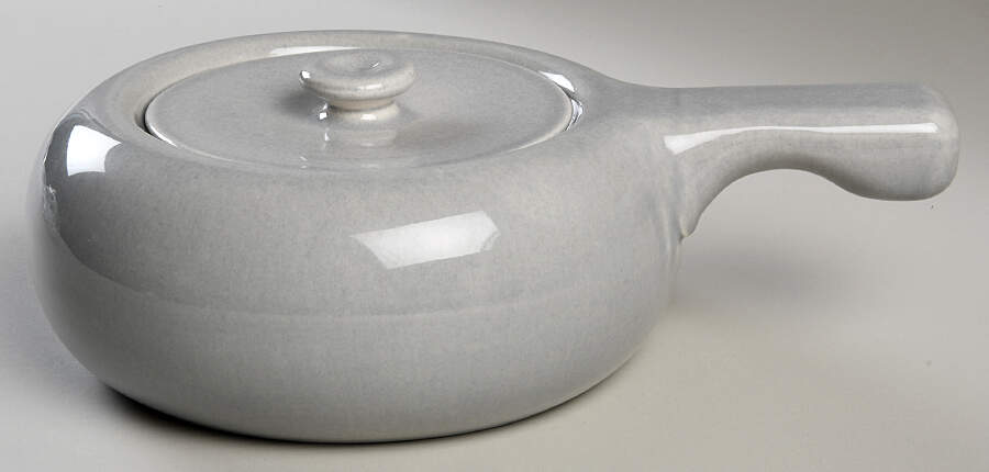 American Modern Granite Gray 2 Qt Round Covered Casserole by Steubenville-1