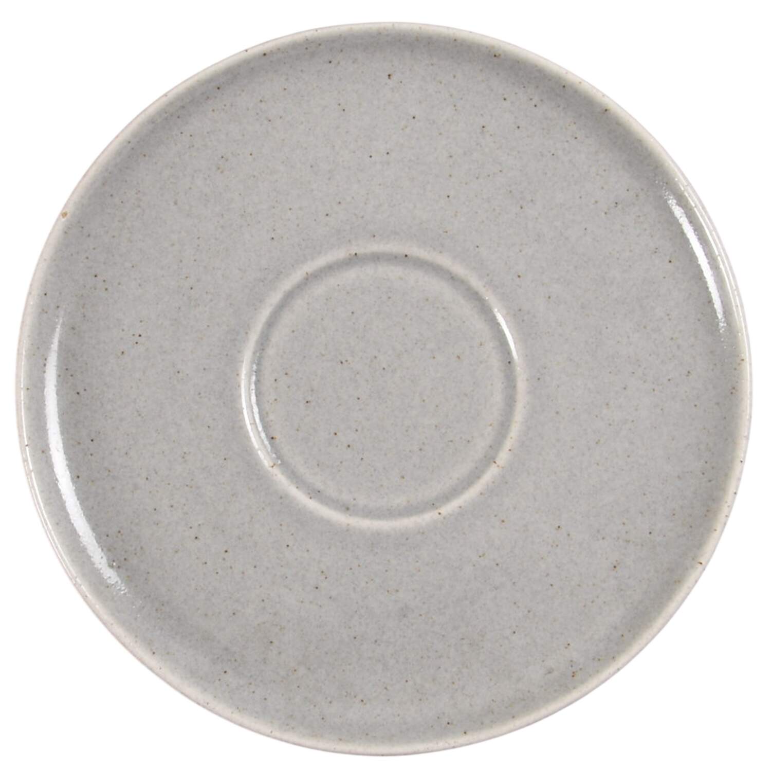 American Modern Granite Gray Saucer by Steubenville-1