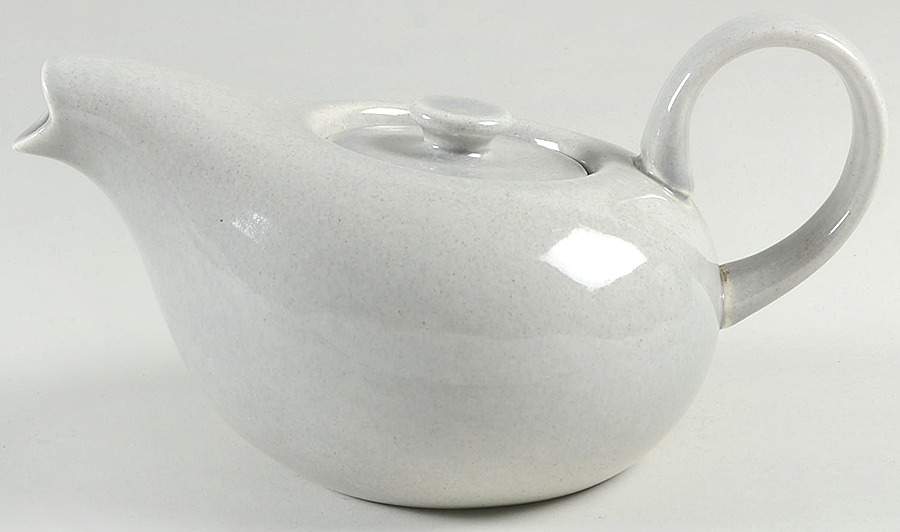 American Modern Granite Gray Teapot & Lid by Steubenville-1