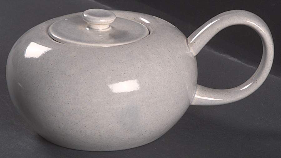 American Modern Granite Gray Sugar Bowl & Lid by Steubenville-1