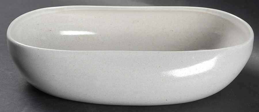 American Modern Granite Gray 9" Oval Vegetable Bowl by Steubenville-1