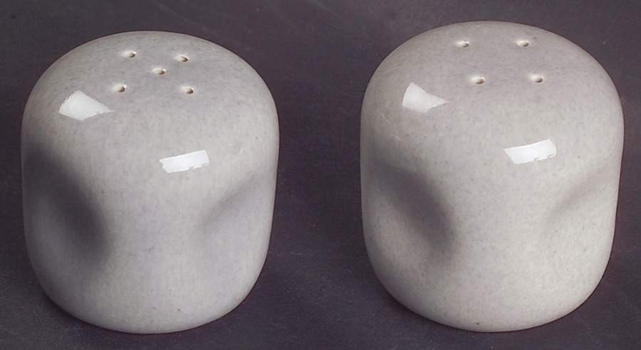 American Modern Granite Gray Salt & Pepper Set by Steubenville-1