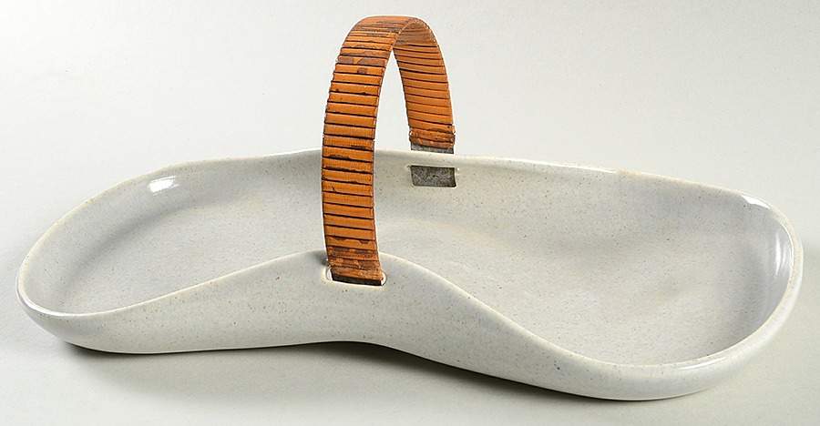 American Modern Granite Gray 2-Part Relish with Reed Handle by Steubenville-1
