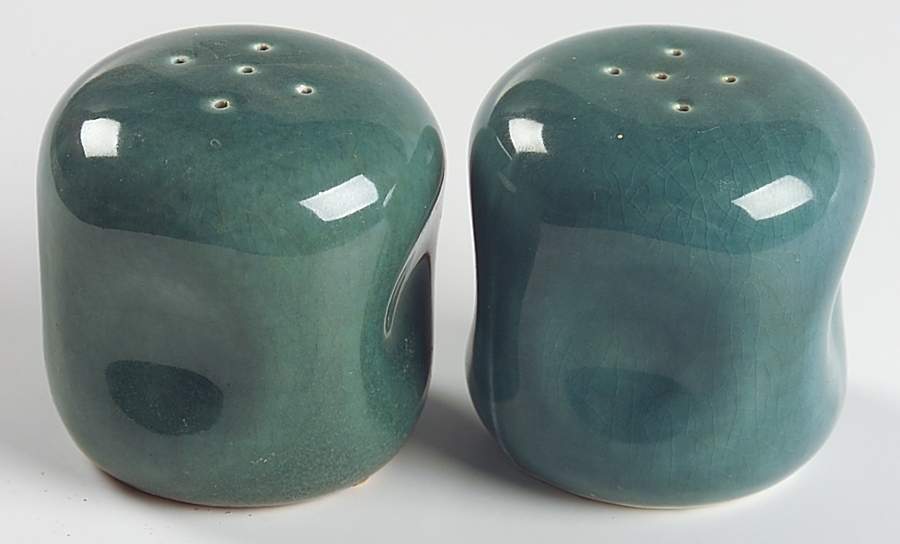 American Modern Seafoam Green Salt & Pepper Set by Steubenville-1