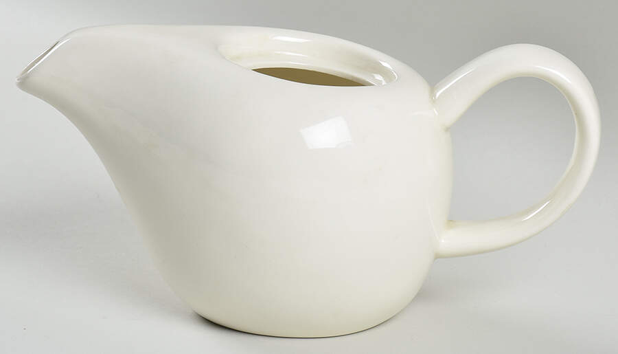 American Modern White Mini Coffee Pot No Lid by Steubenville-1