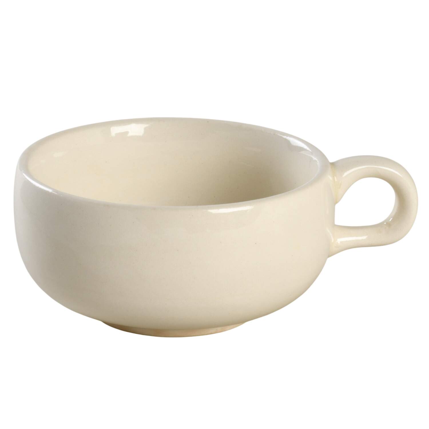 American Modern White Flat Cup by Steubenville-1