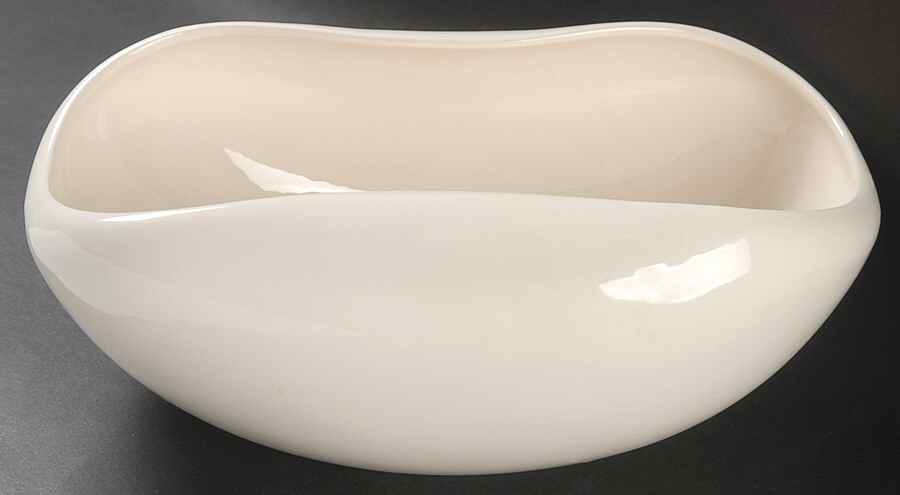American Modern White 11" Large Salad Serving Bowl by Steubenville-1