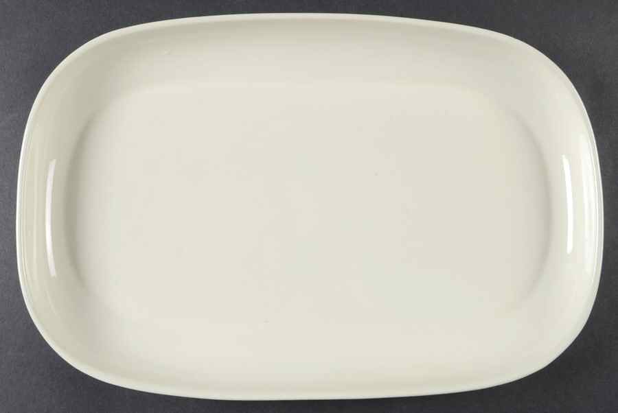 American Modern White 13" Oval Serving Platter by Steubenville-1