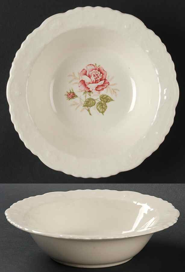 Blush Pink Rim Cereal Bowl by Steubenville-1