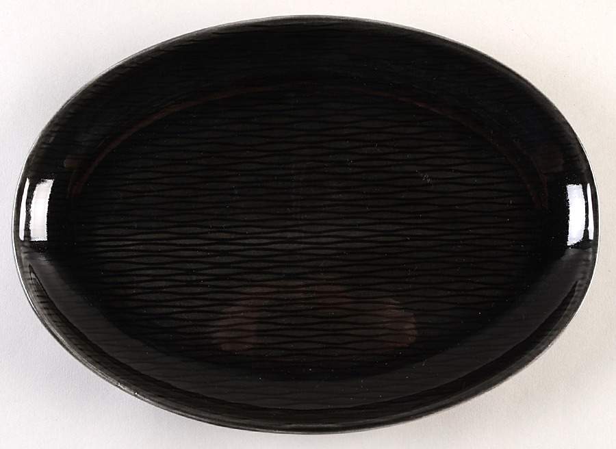 Contempora Charcoal 10" Oval Serving Platter by Steubenville-1