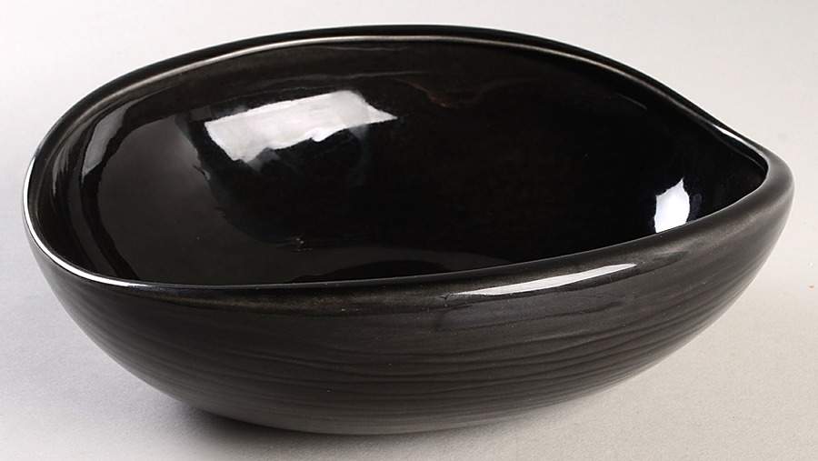 Contempora Charcoal 8" Oval Vegetable Bowl by Steubenville-1
