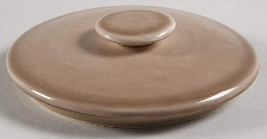 Contempora Fawn Brown Lid for Sugar Bowl by Steubenville-1