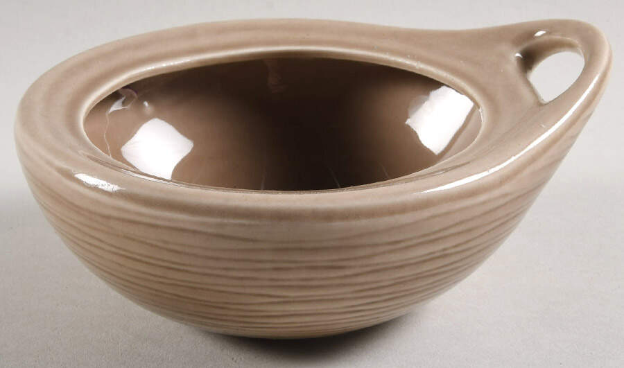 Contempora Fawn Brown Sugar Bowl No Lid by Steubenville-1