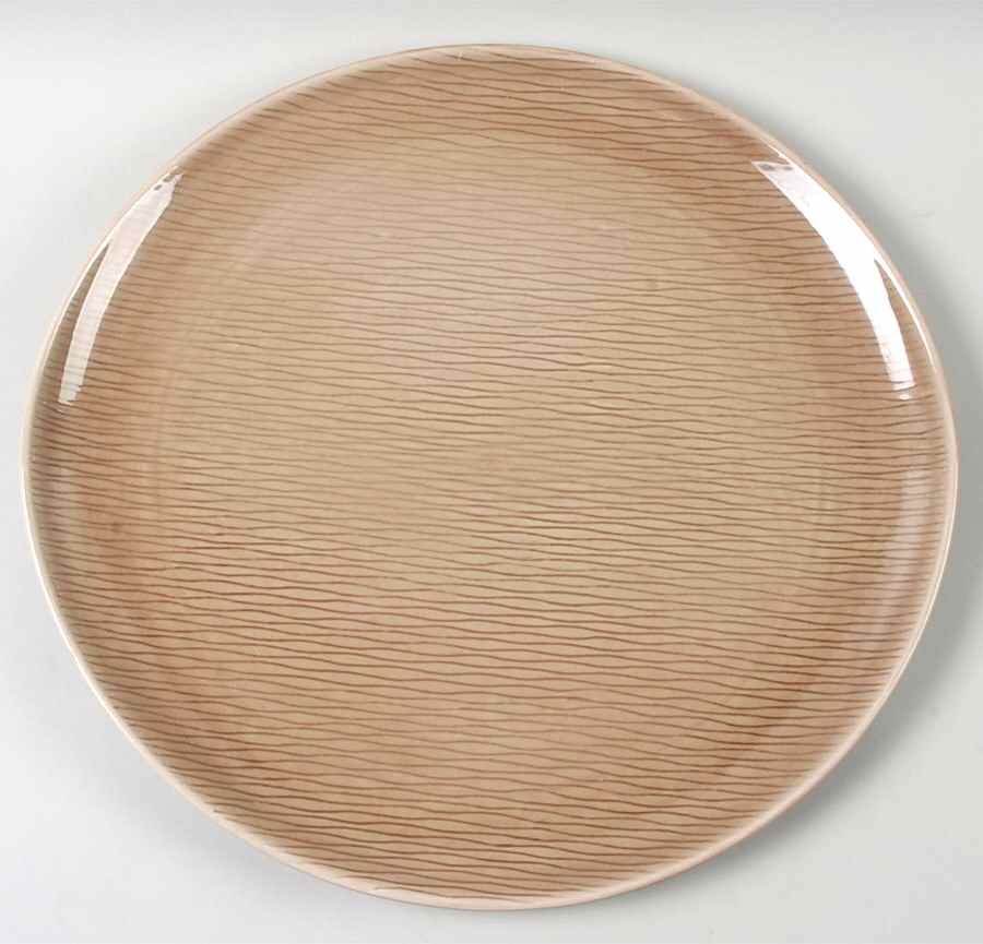 Contempora Fawn Brown 14" Chop Plate (Round Platter) by Steubenville-1