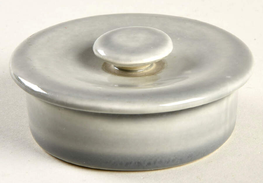 Contempora Mist Gray Lid for Individual Teapot by Steubenville-1