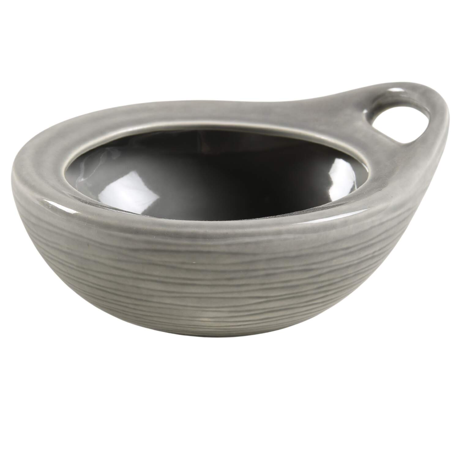 Contempora Mist Gray Sugar Bowl No Lid by Steubenville-1