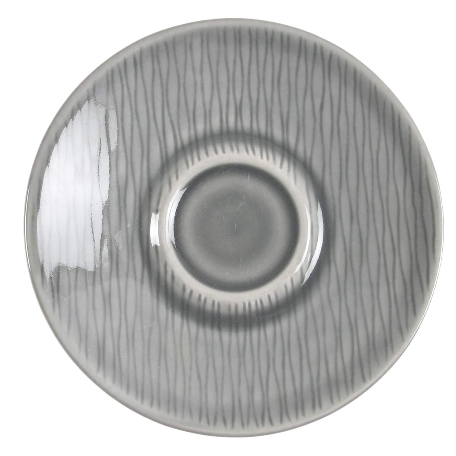 Contempora Mist Gray Saucer by Steubenville-1