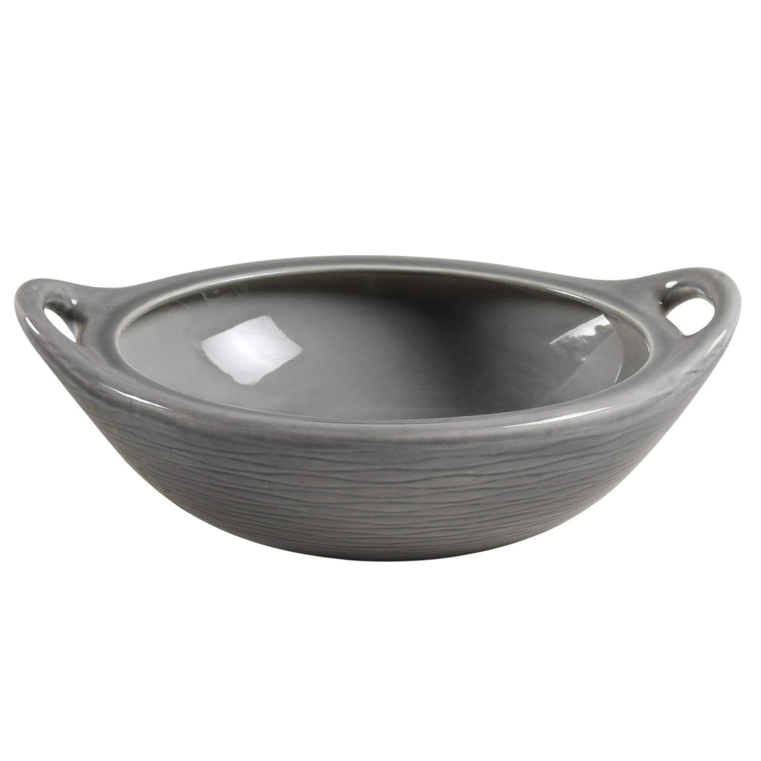 Contempora Mist Gray 2 Qt Round Covered Casserole No Lid by Steubenville-1