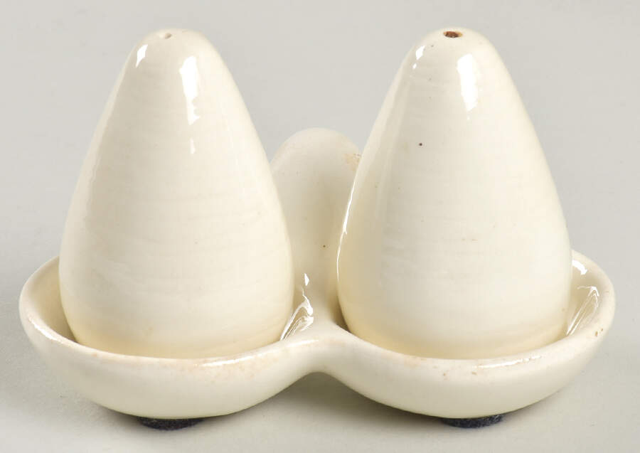 Contempora Sand White (3 Pc) Salt & Pepper Tray Set by Steubenville-1