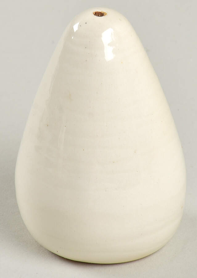 Contempora Sand White Salt Shaker by Steubenville-1