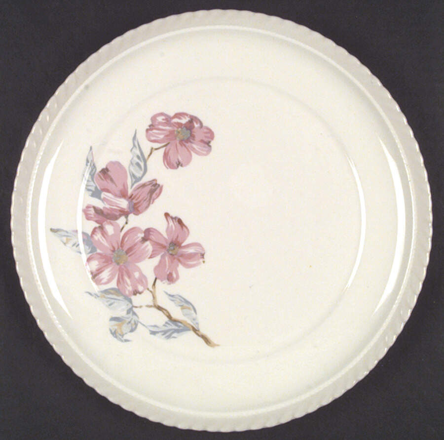 Dogwood Gray Dinner Plate by Steubenville-1