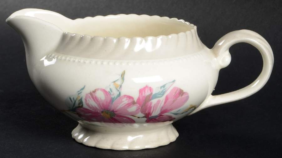 Dogwood Gray Creamer by Steubenville-1